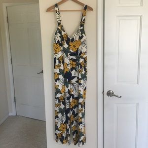 LuLus Floral Jumpsuit